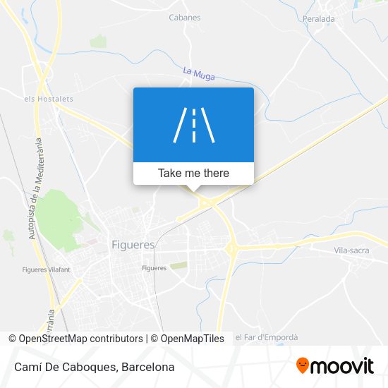 Camí De Caboques map