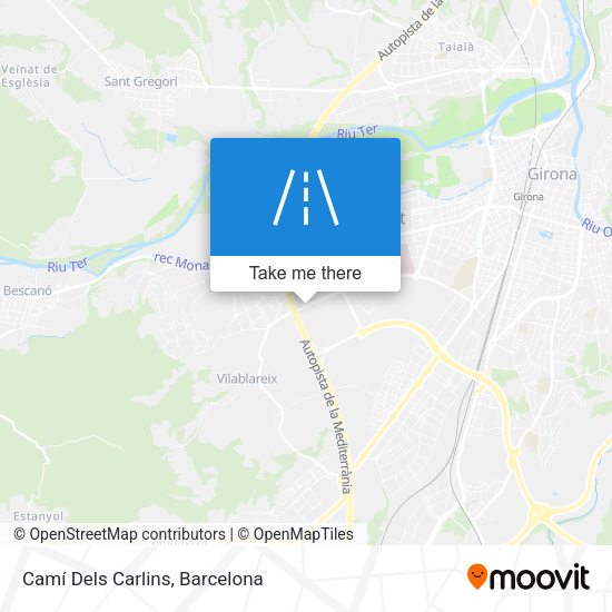 Camí Dels Carlins map