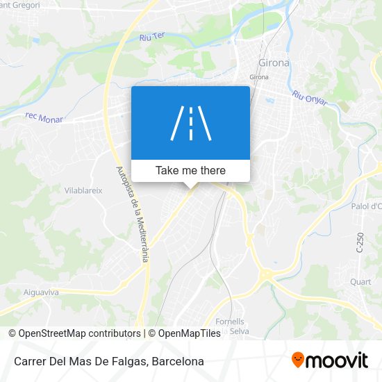 Carrer Del Mas De Falgas map
