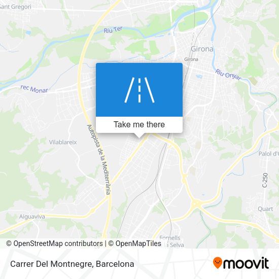 Carrer Del Montnegre map