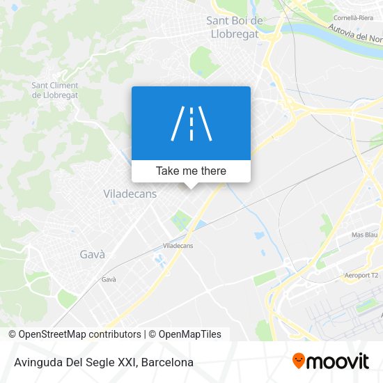 Avinguda Del Segle XXI map