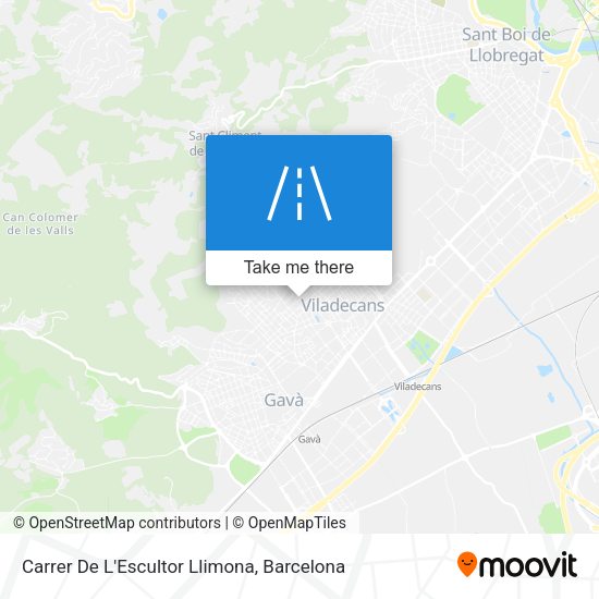 Carrer De L'Escultor Llimona map