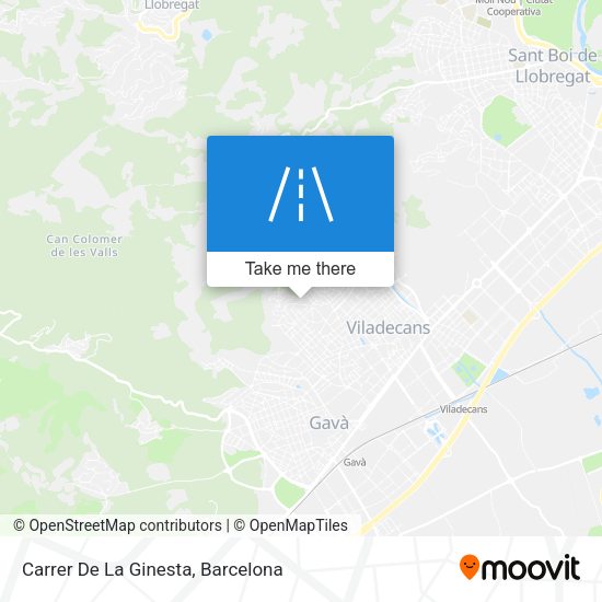 Carrer De La Ginesta map