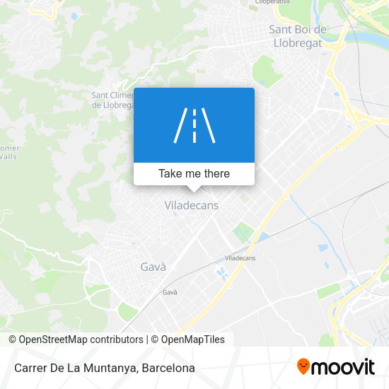 Carrer De La Muntanya map