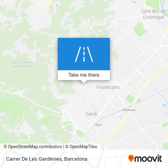 Carrer De Les Gardènies map