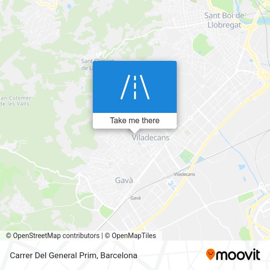 Carrer Del General Prim map