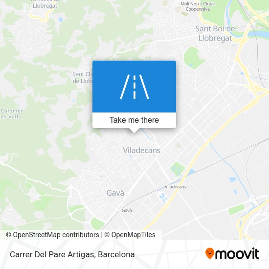 Carrer Del Pare Artigas map