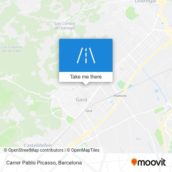 Carrer Pablo Picasso map