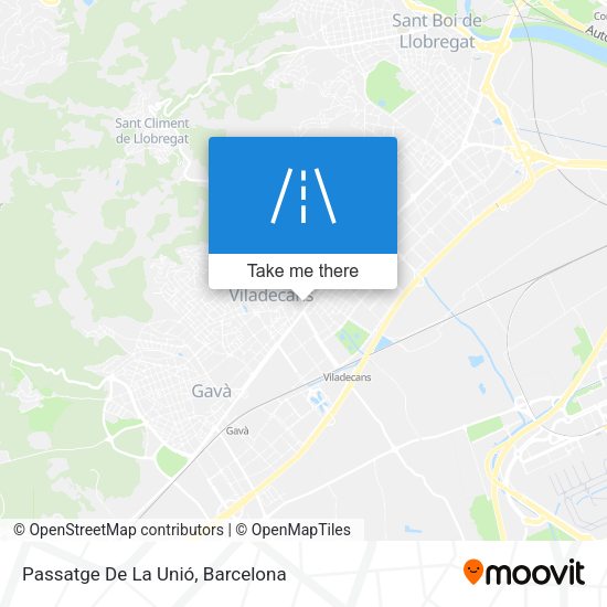 Passatge De La Unió map