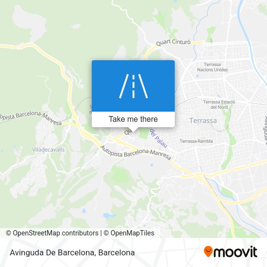 Avinguda De Barcelona map