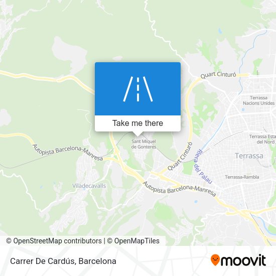 Carrer De Cardús map