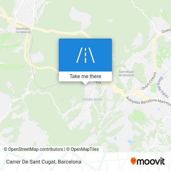 Carrer De Sant Cugat map