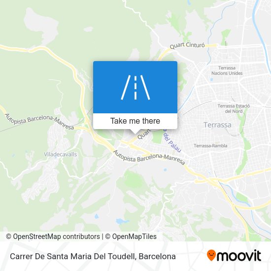 Carrer De Santa Maria Del Toudell map