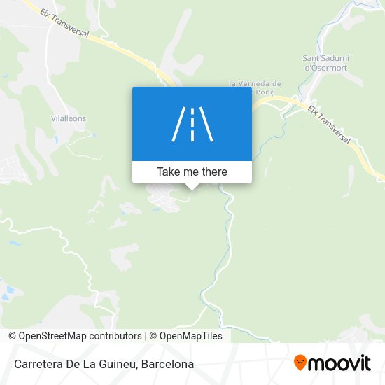 Carretera De La Guineu map