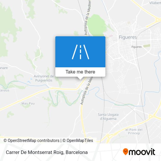 Carrer De Montserrat Roig map