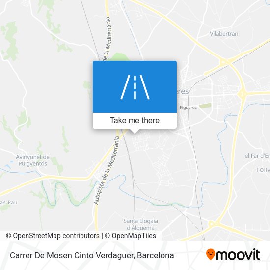 Carrer De Mosen Cinto Verdaguer map