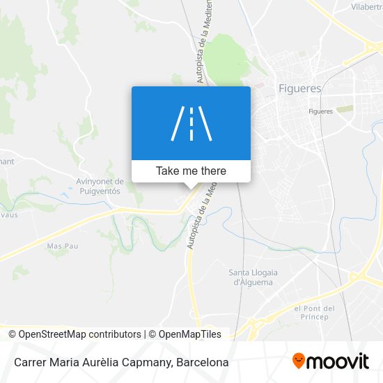 Carrer Maria Aurèlia Capmany map