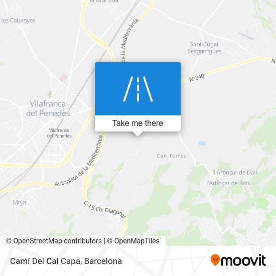 Camí Del Cal Capa map
