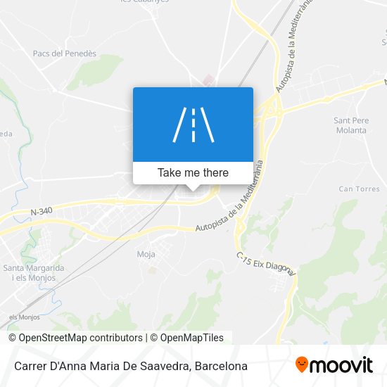 Carrer D'Anna Maria De Saavedra map