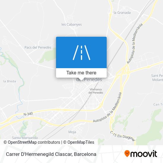 Carrer D'Hermenegild Clascar map