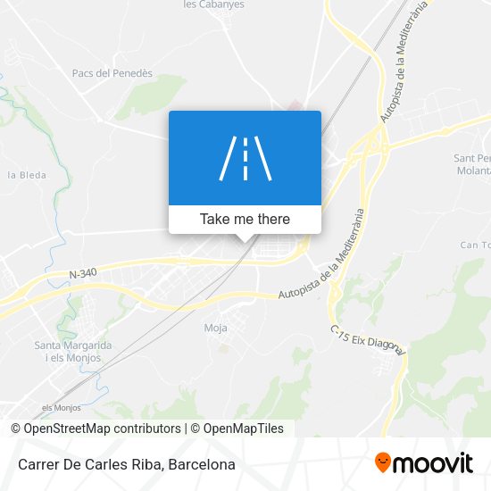 Carrer De Carles Riba map