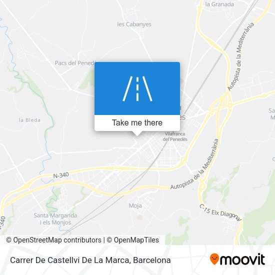 Carrer De Castellvi De La Marca map
