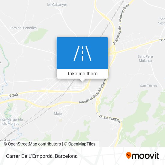 Carrer De L'Empordà map