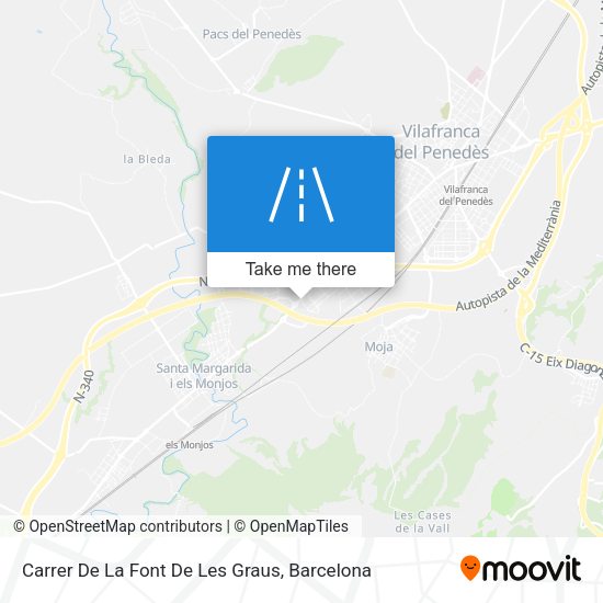 Carrer De La Font De Les Graus map