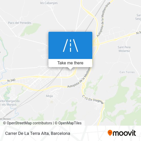 Carrer De La Terra Alta map