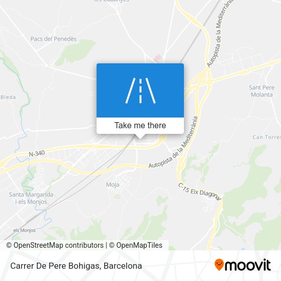 Carrer De Pere Bohigas map