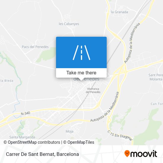 Carrer De Sant Bernat map