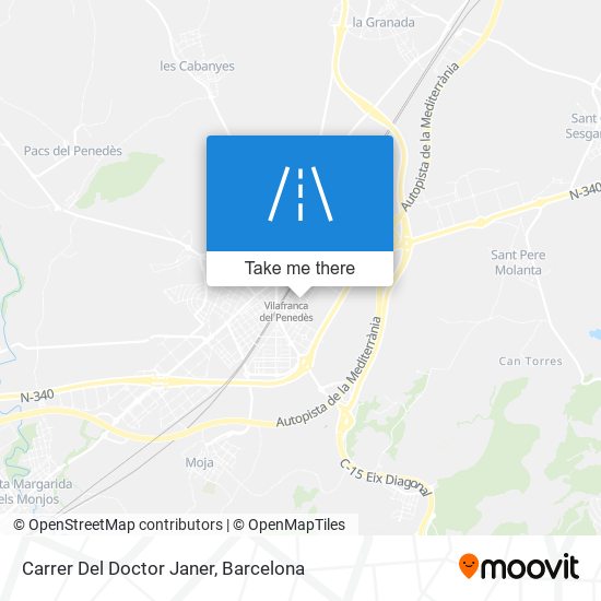 mapa Carrer Del Doctor Janer