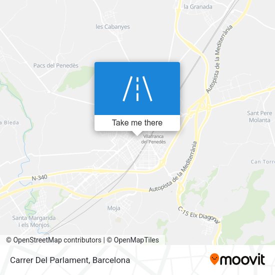 Carrer Del Parlament map
