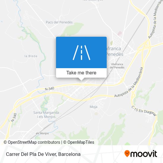 Carrer Del Pla De Viver map