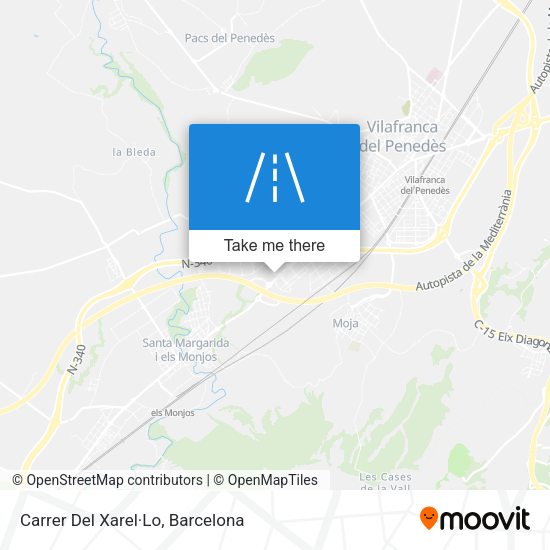 Carrer Del Xarel·Lo map