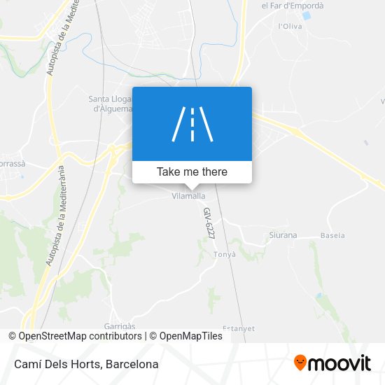 Camí Dels Horts map