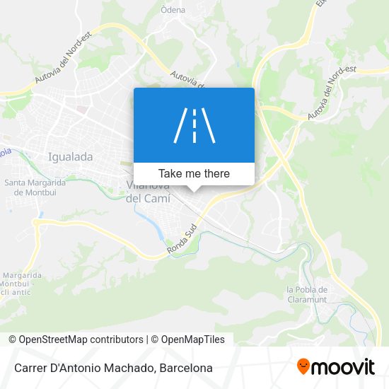 Carrer D'Antonio Machado map