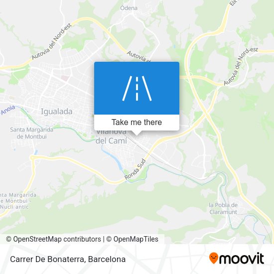 Carrer De Bonaterra map