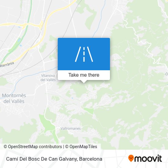 Camí Del Bosc De Can Galvany map