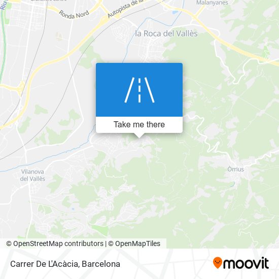 Carrer De L'Acàcia map