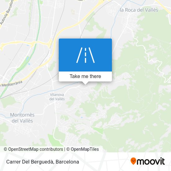 Carrer Del Berguedà map
