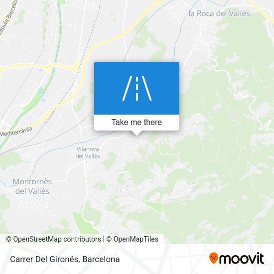 Carrer Del Gironés map