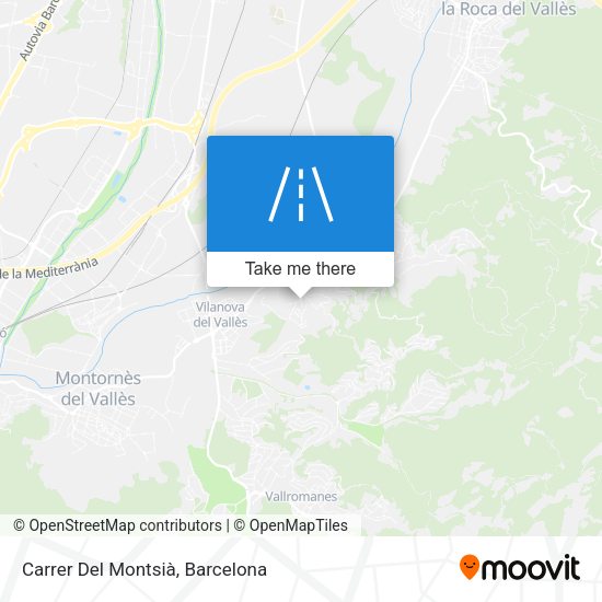 Carrer Del Montsià map