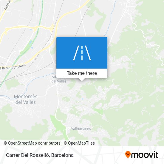 Carrer Del Rosselló map