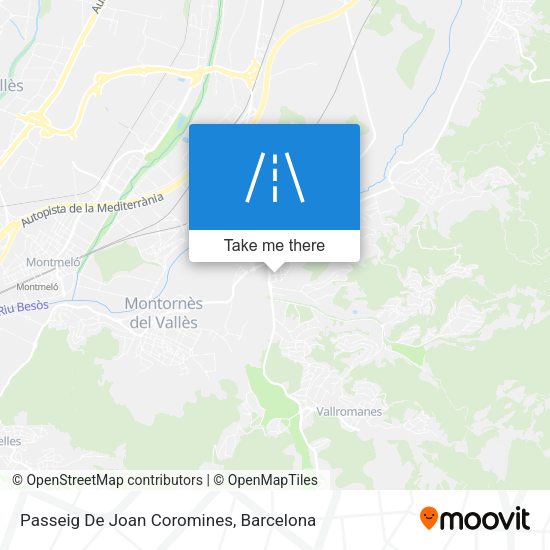 Passeig De Joan Coromines map