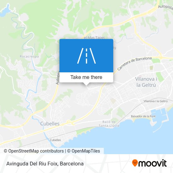 Avinguda Del Riu Foix map