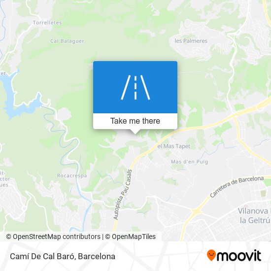 Camí De Cal Baró map
