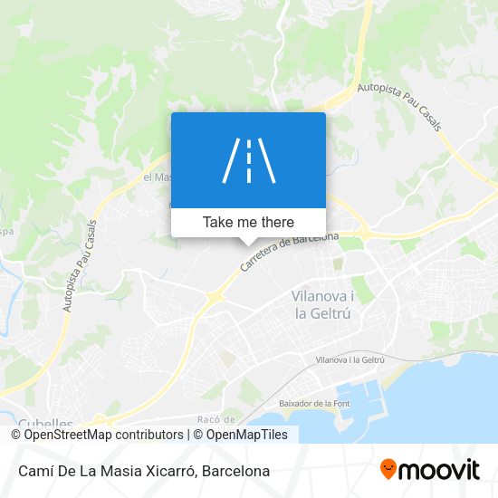 Camí De La Masia Xicarró map