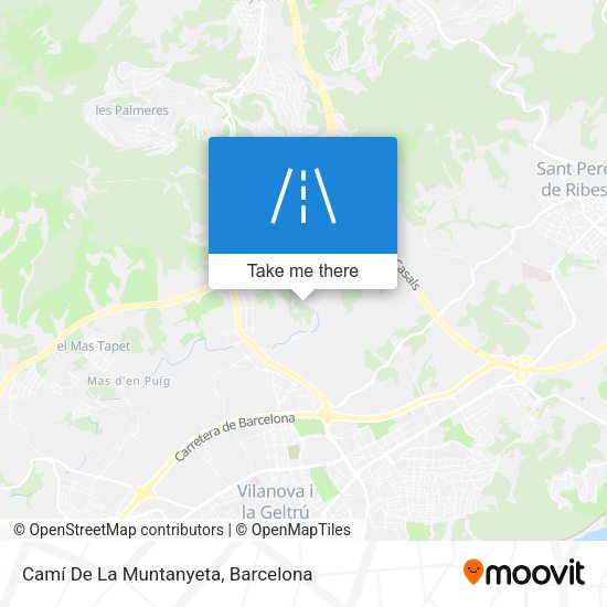 Camí De La Muntanyeta map