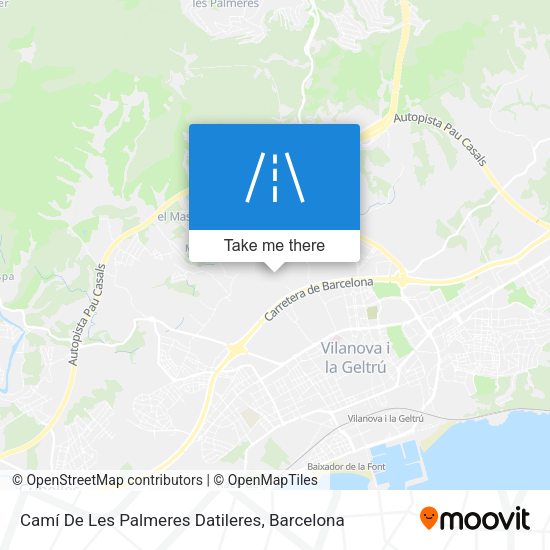 Camí De Les Palmeres Datileres map